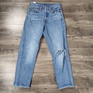 Levi's  Wedgie Icon Fit High Rise Medium Wash Ankle Jeans - Size 26